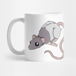 A Little Rattie - Blue Hooded Mug